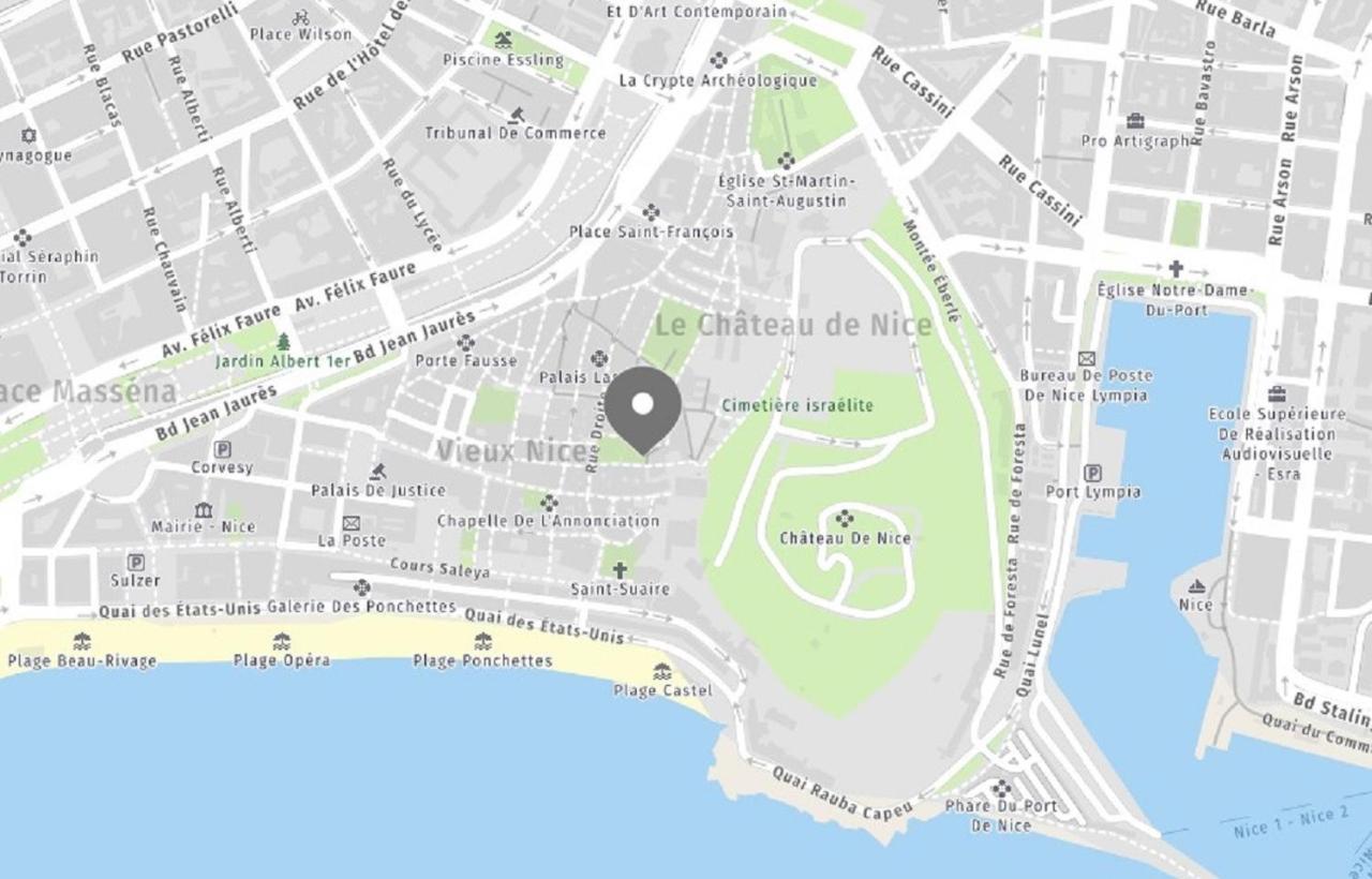 Appartement Riviera - Old Town - 2 Minutes Promenade Des Et - 2 Pieces Ac - Chateau 2 *